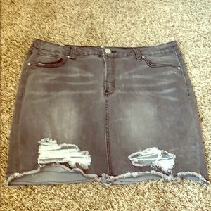 Jean skirt